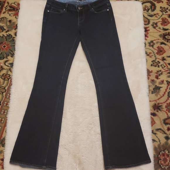 PAIGE Bootcut Dark Wash Jeans sz 28 - Picture 6 of 8